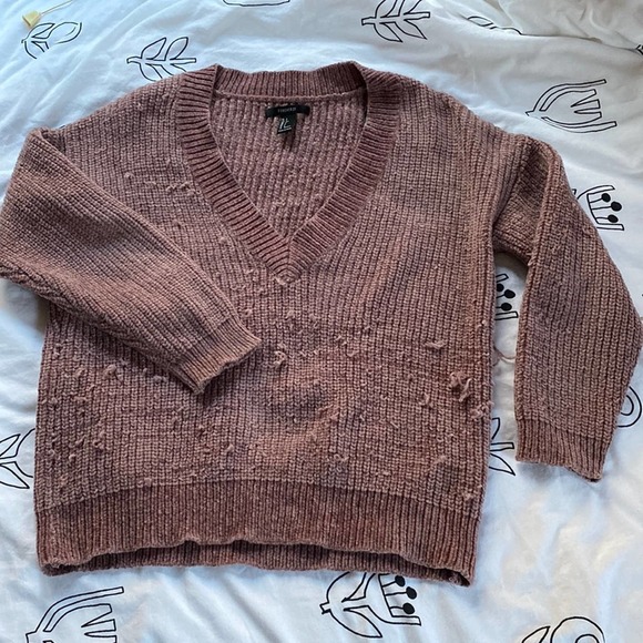 Forever 21 Pink Knit Sweater Size S/P - Picture 2 of 6